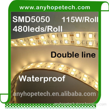 Double row good color 96leds ultra bright led strip lighting